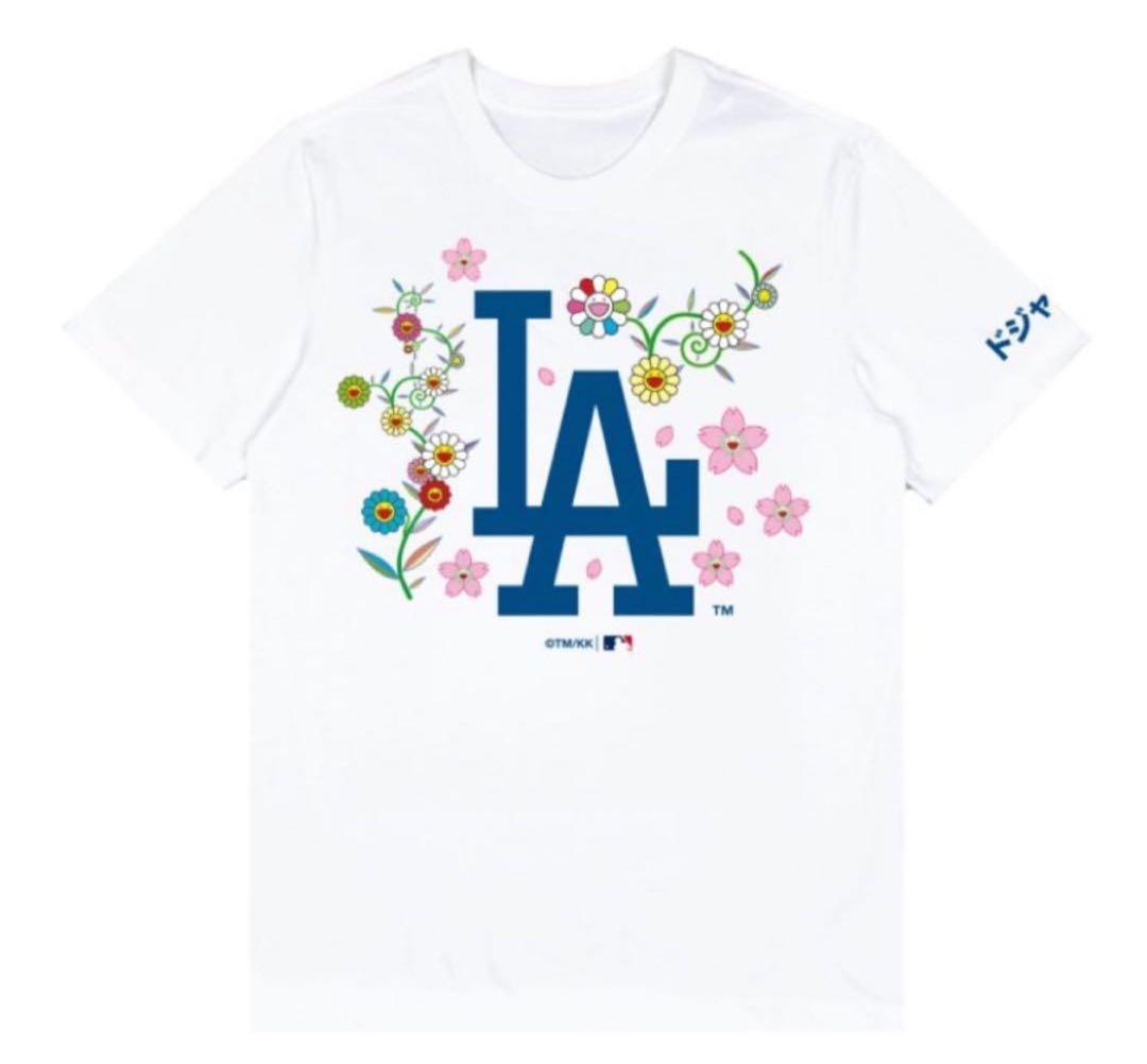限定完売品 ドジャース 村上隆 特別コラボ Tシャツ サイズM ホワイト