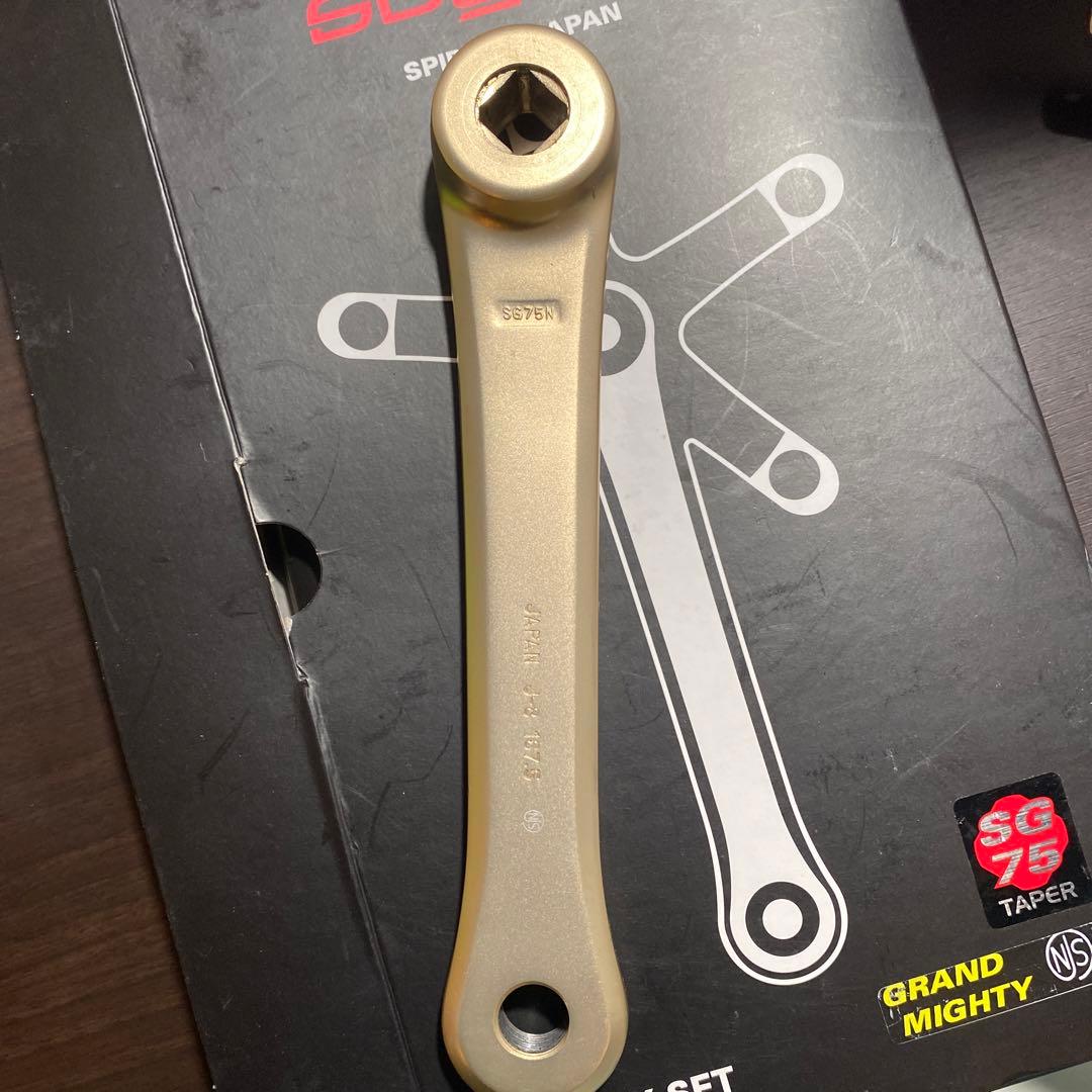 SUGINO SG 75 TAPER クランクアーム ゴールド