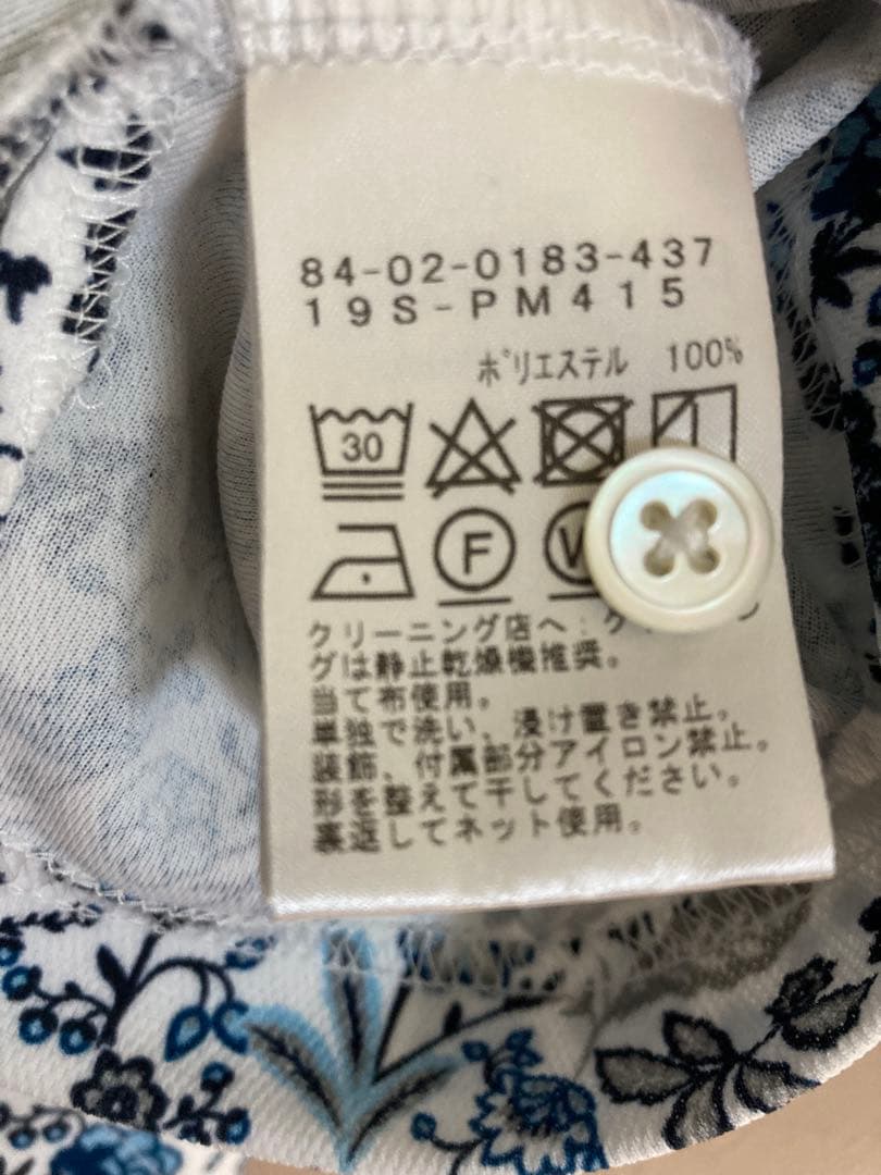 BEAMS GOLF 花柄ポロシャツ Lサイズ