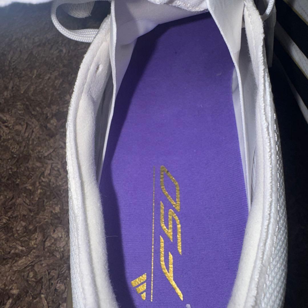 F50 PRO HG/AG adidas ホワイト/ブラック/パープル