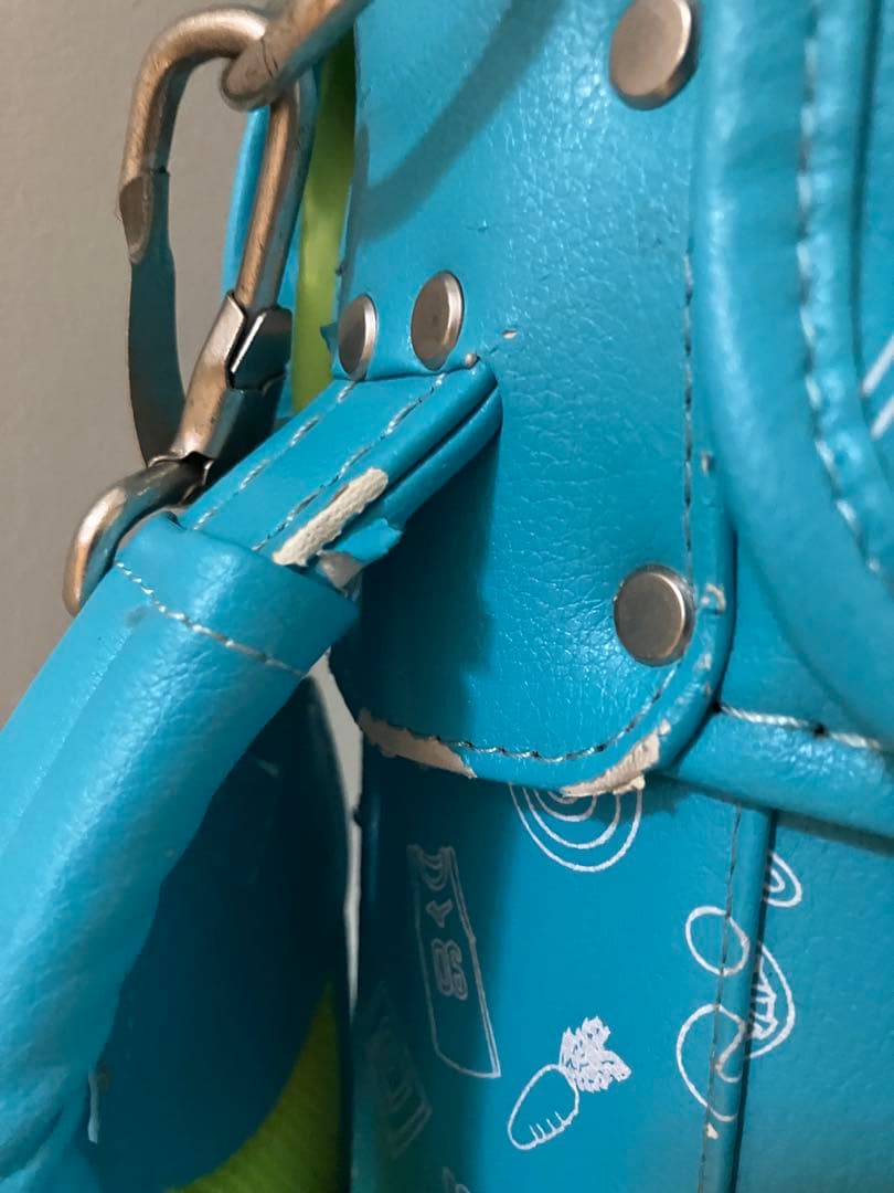 MIZUNO 水色 キャディバッグ 遊びのアイコン付き