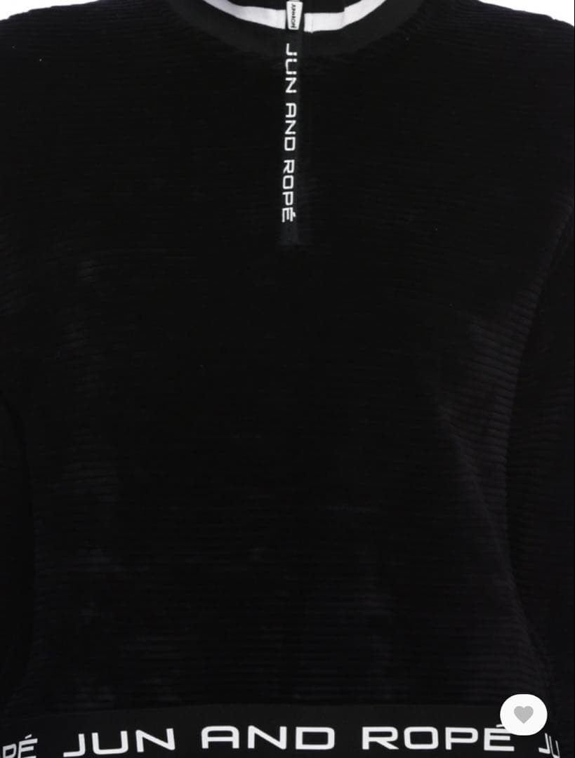 新品タグ付き　JUN&ROPE パイルジャージ　プルオーバー　Ｌ　ゴルフ