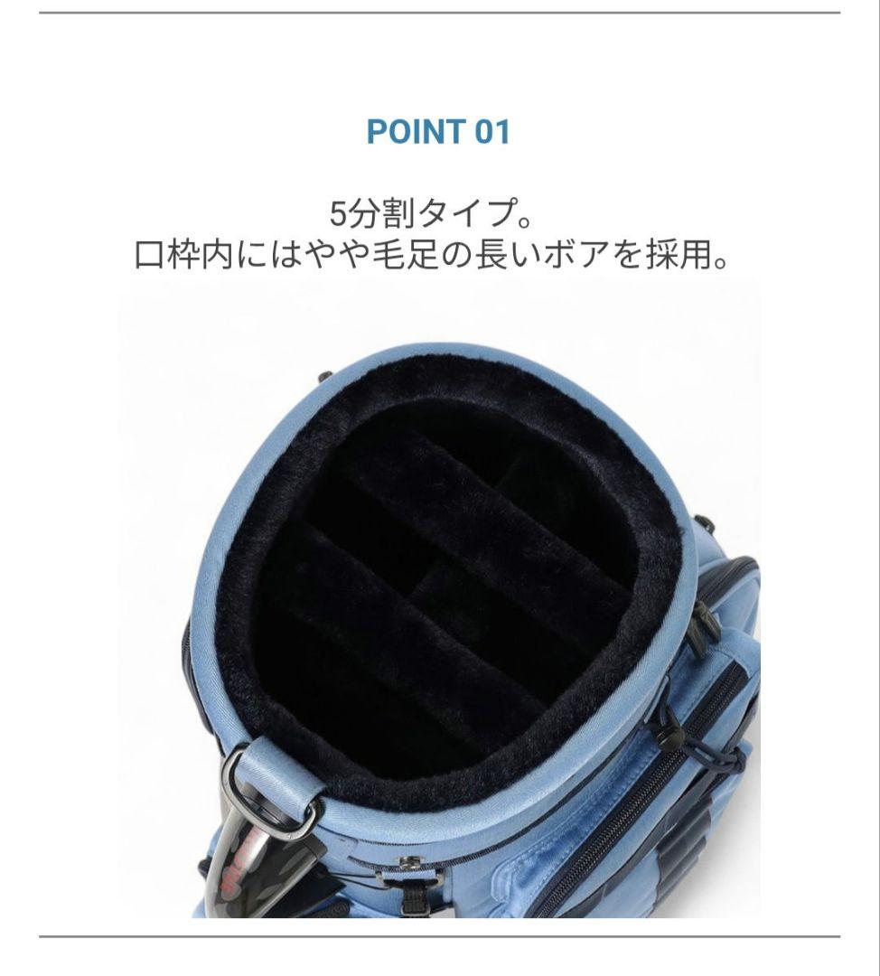 BRIEFING デニムグレー キャディバッグ 限定 CR-6 faded