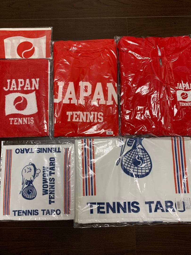 【新品未使用】JAPAN TENNIS 応援 パーカー　Tシャツ他 XXL