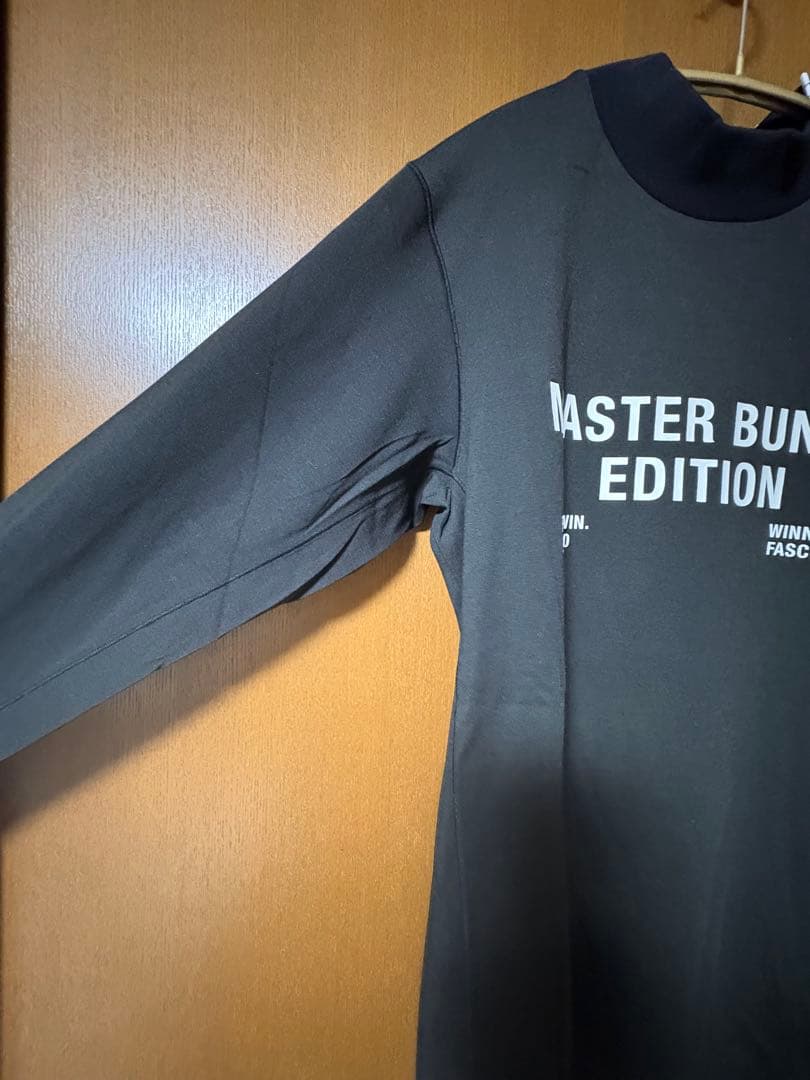【新品】MASTER BUNNY EDITION 長袖シャツ ブラック（メンズ）