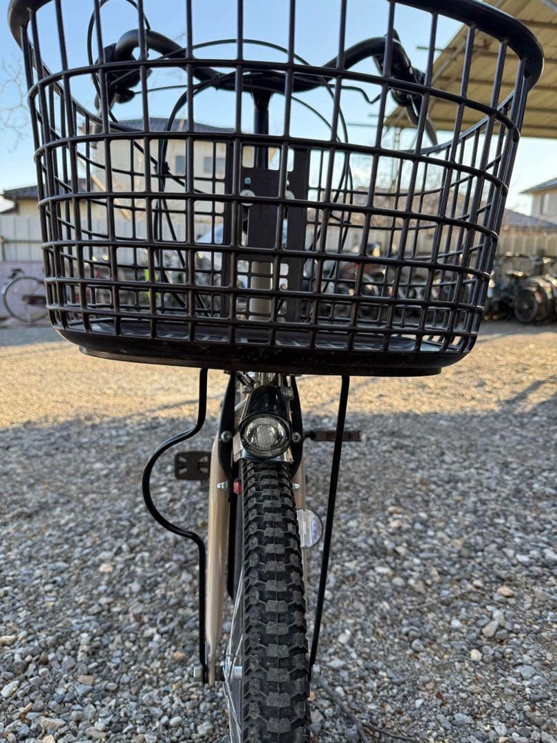 電動アシスト自転車 ベージュ シティタイプ
