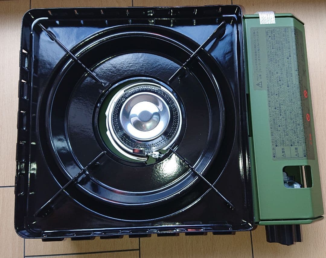 【新品未使用】Iwatani タフまる カセットコンロ オリーブ