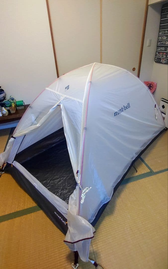 美品☆mont-bellステラリッジ２　吊り下げ式現行モデル（アイボリー）