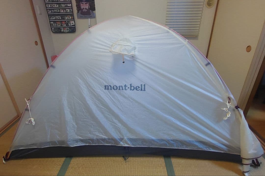 美品☆mont-bellステラリッジ２　吊り下げ式現行モデル（アイボリー）
