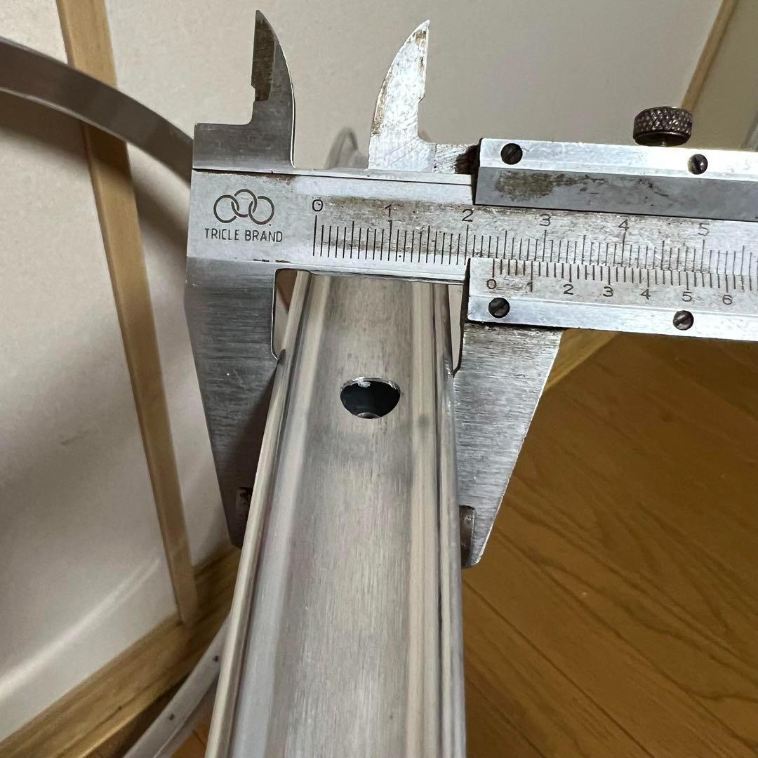 希少当時物ベルギーALESA鏡面仕上げクリンチャーリム 2本セット700C