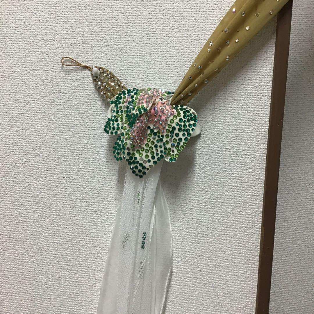 【お値下げしました】社交ダンスドレス　白　タカダンス