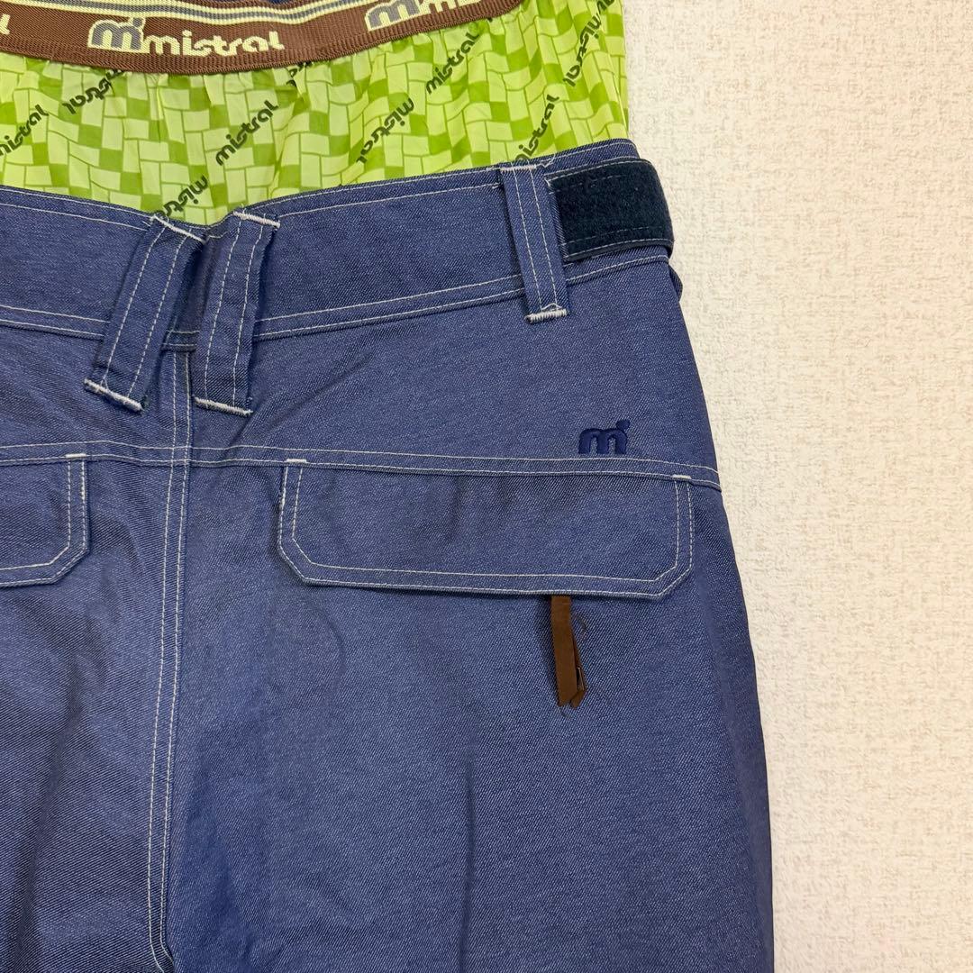 【Mistral】スノーボードパンツ デニム風 メンズL ミストラル
