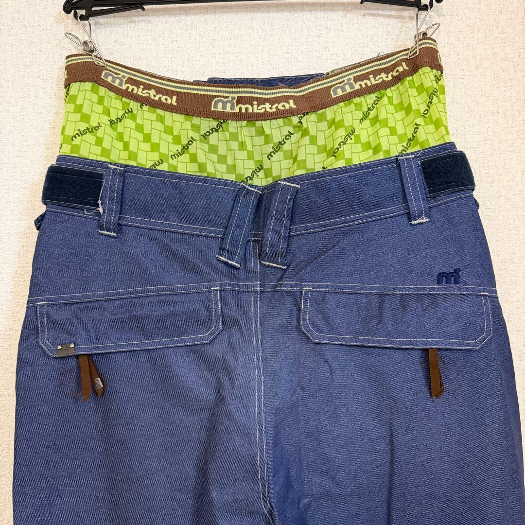 【Mistral】スノーボードパンツ デニム風 メンズL ミストラル
