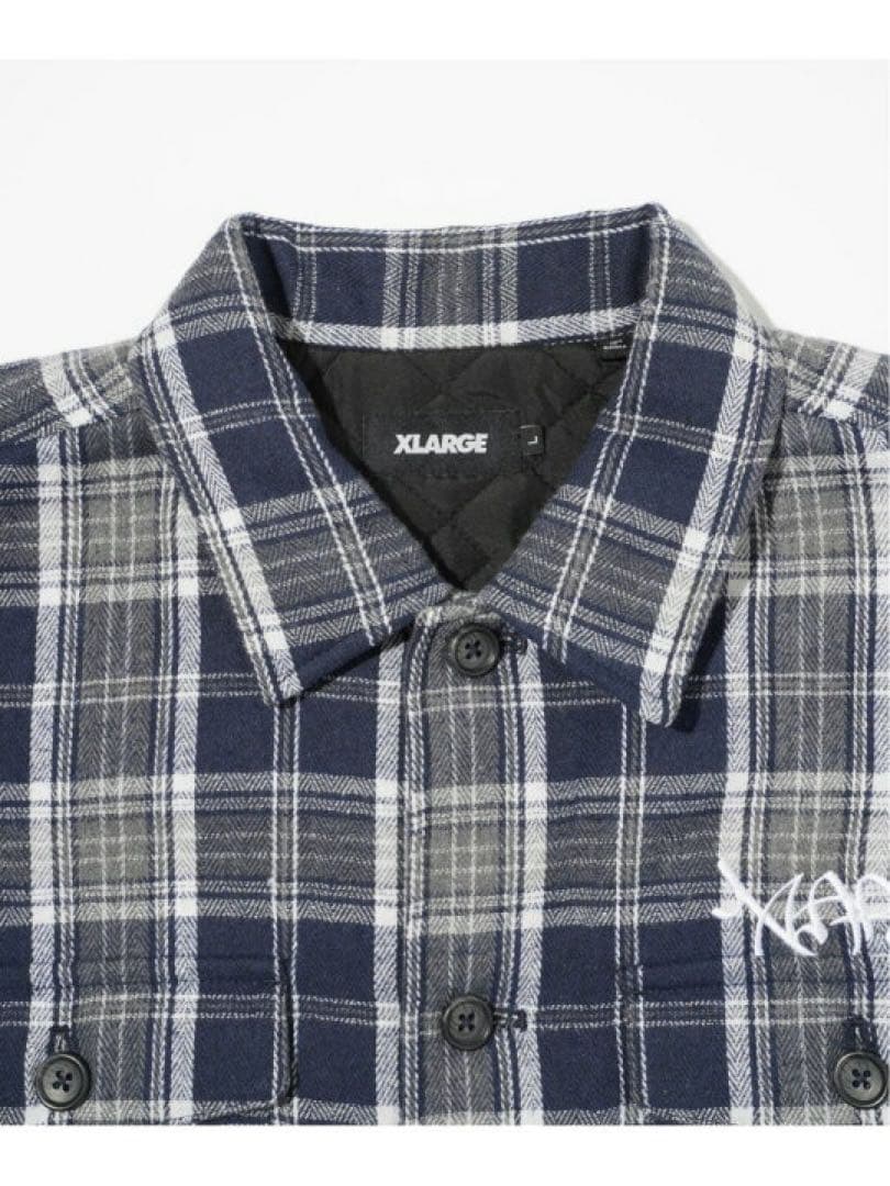 シャツ XLARGE エクストララージ トップス シャツ・ブラウス ブルー