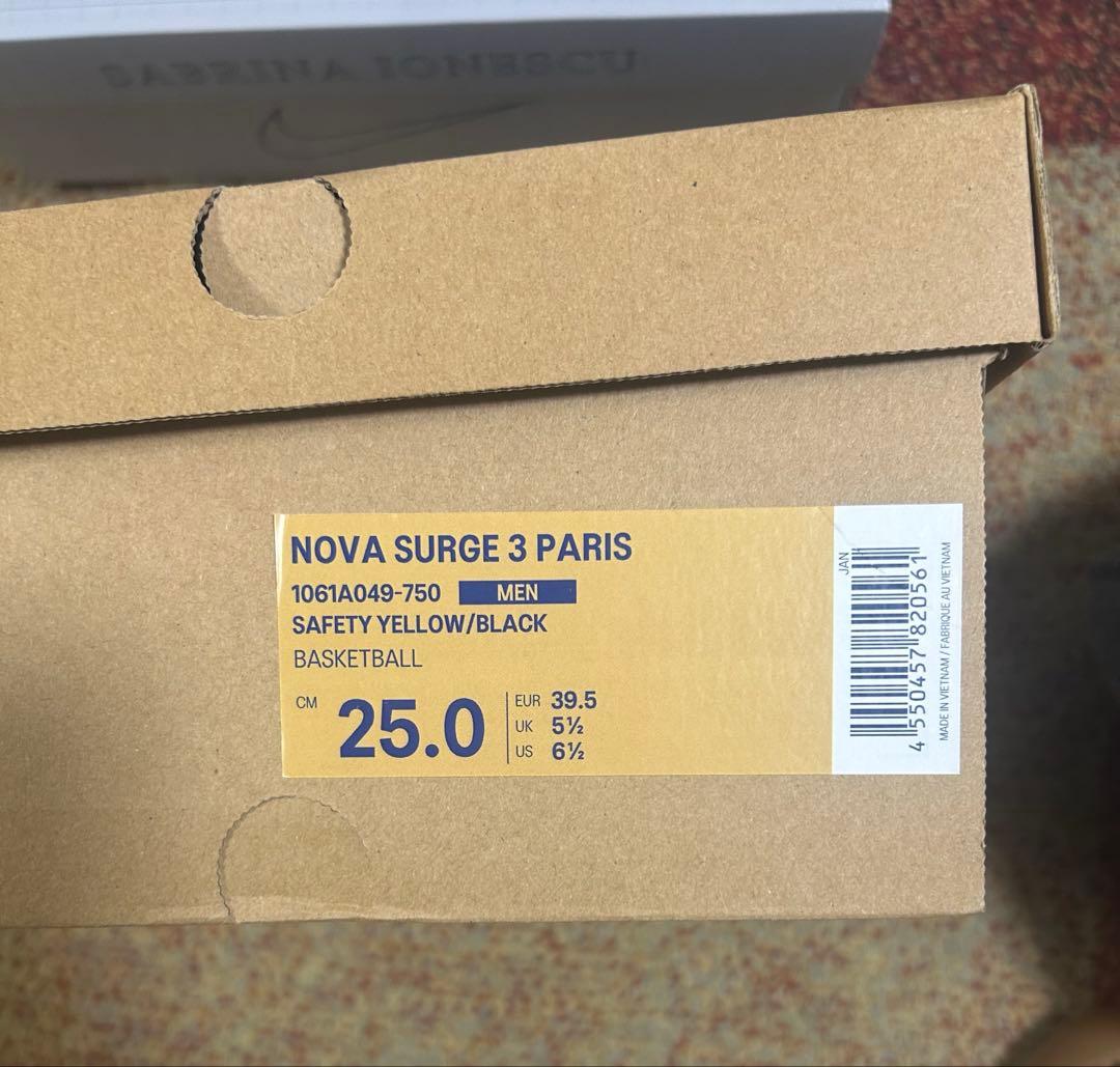 新品Asics Nova Surge 3 Paris 25cm