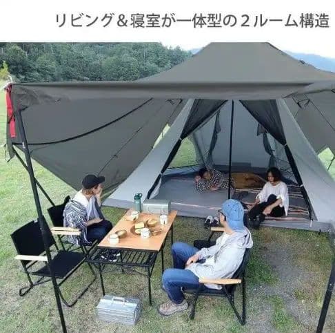 テント・タープ shooo DOD YADOKARI TENT T6-662-GY