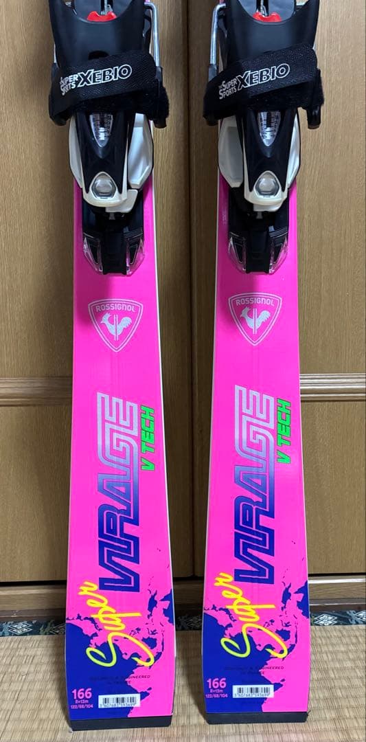 ロシニョール SUPER VIRAGE V TECH 166cm ピンク