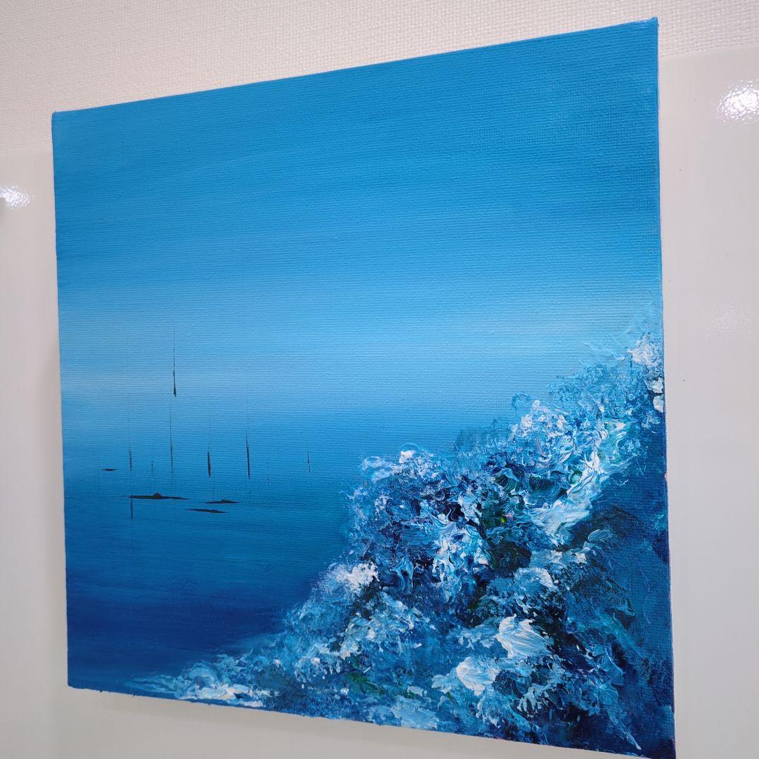 抽象画　絵画　作品名　春から夏へ