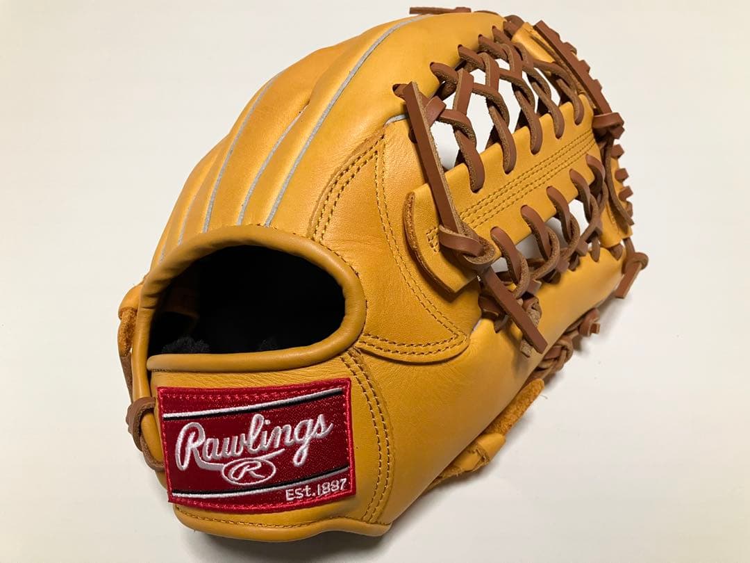 専用品ローリングス タンRawlings軟式野球 ソフトボール兼用グラブ 成人用
