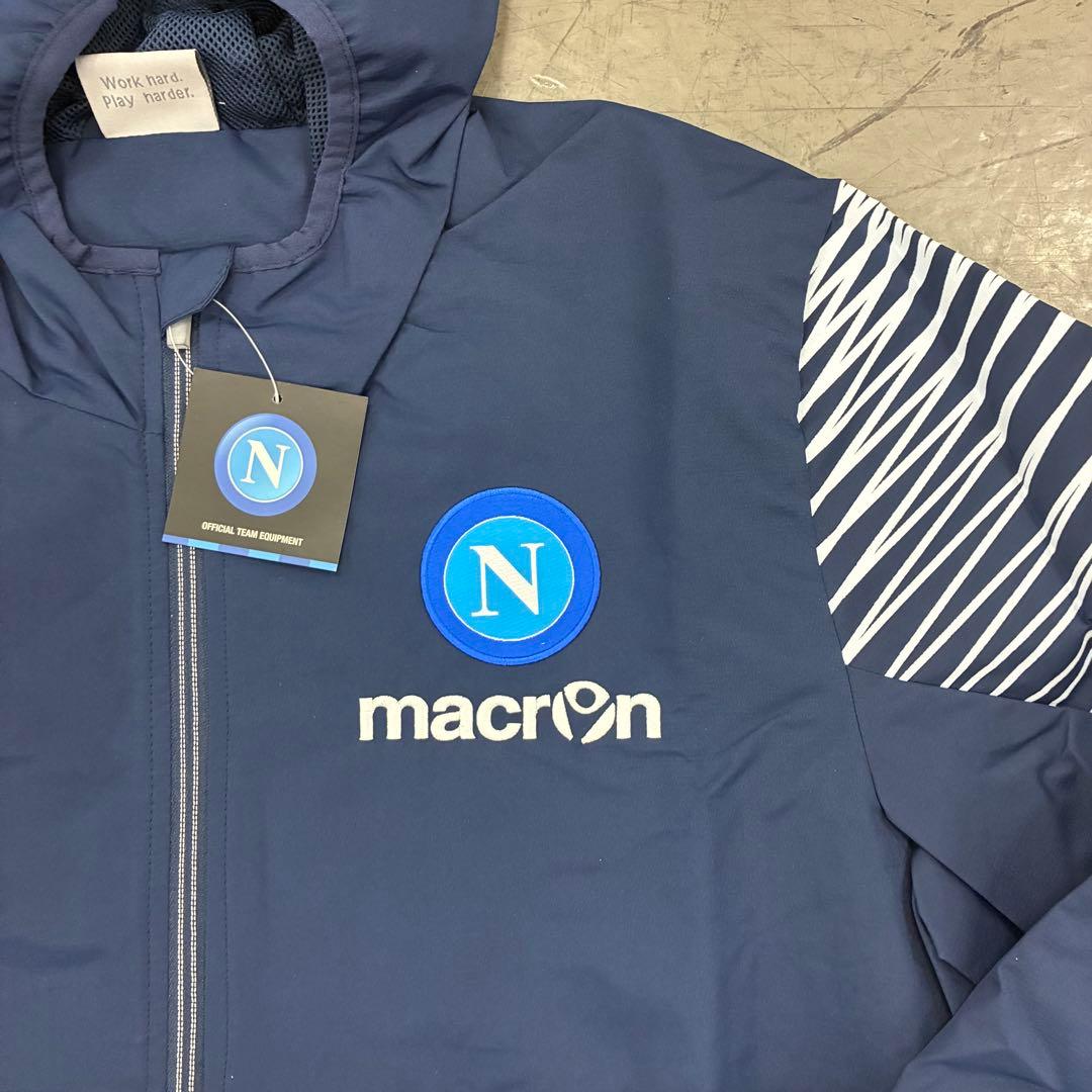 macron Napoli ウィンドブレーカー ネイビー