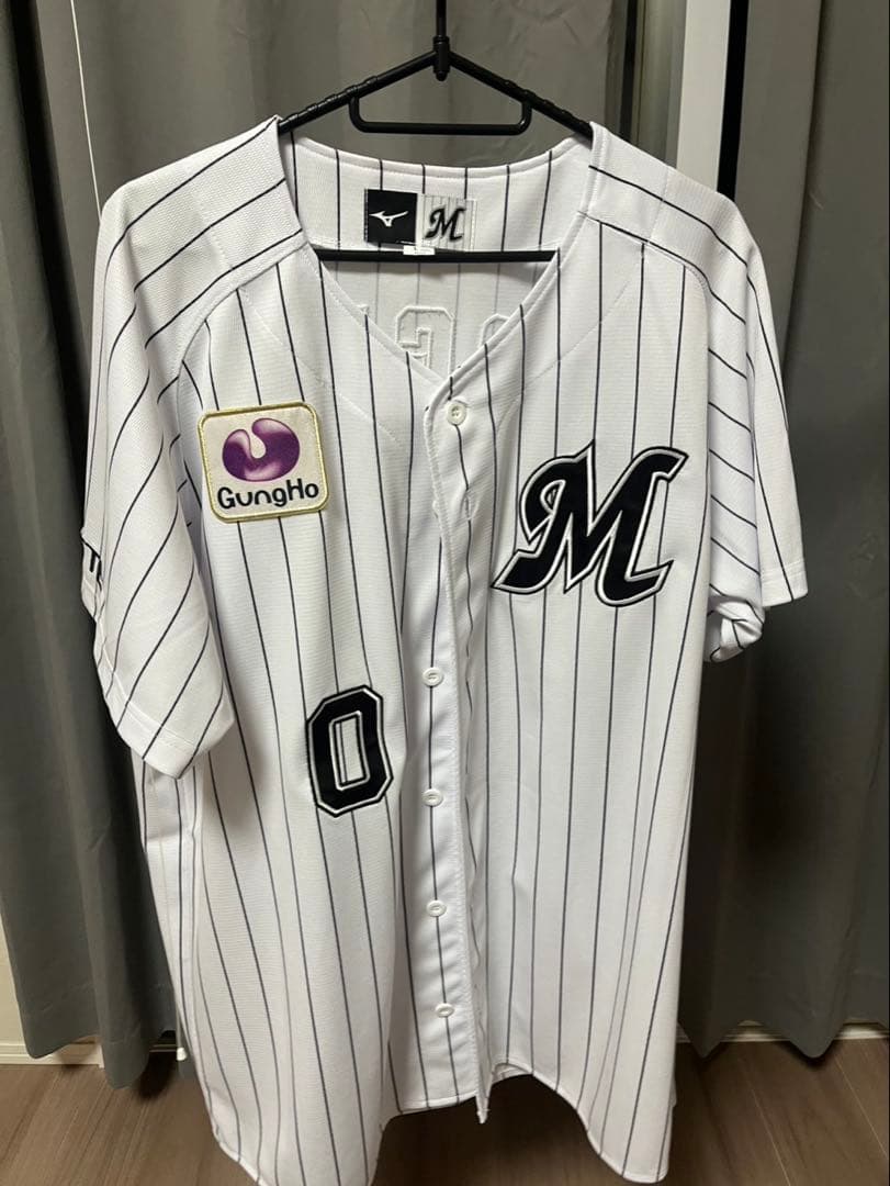 千葉ロッテマリーンズ　荻野貴司　ユニフォーム　Lサイズ