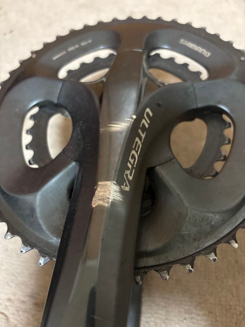 SHIMANO ULTEGRA クランクセット ブラック　FC 6750 10S