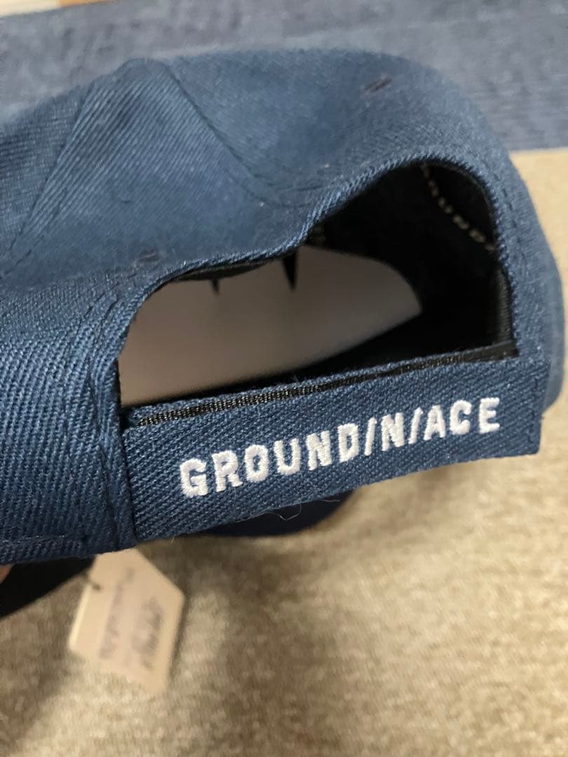 GROUND/N/ACE ネイビー　キャップ セラミックパワーギア　MLB