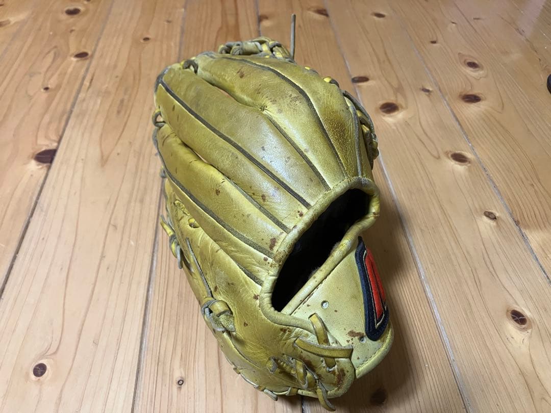 ビクトリーステージ硬式グローブ、高橋由伸モデル、ビッグM赤/外野用/ミズノ