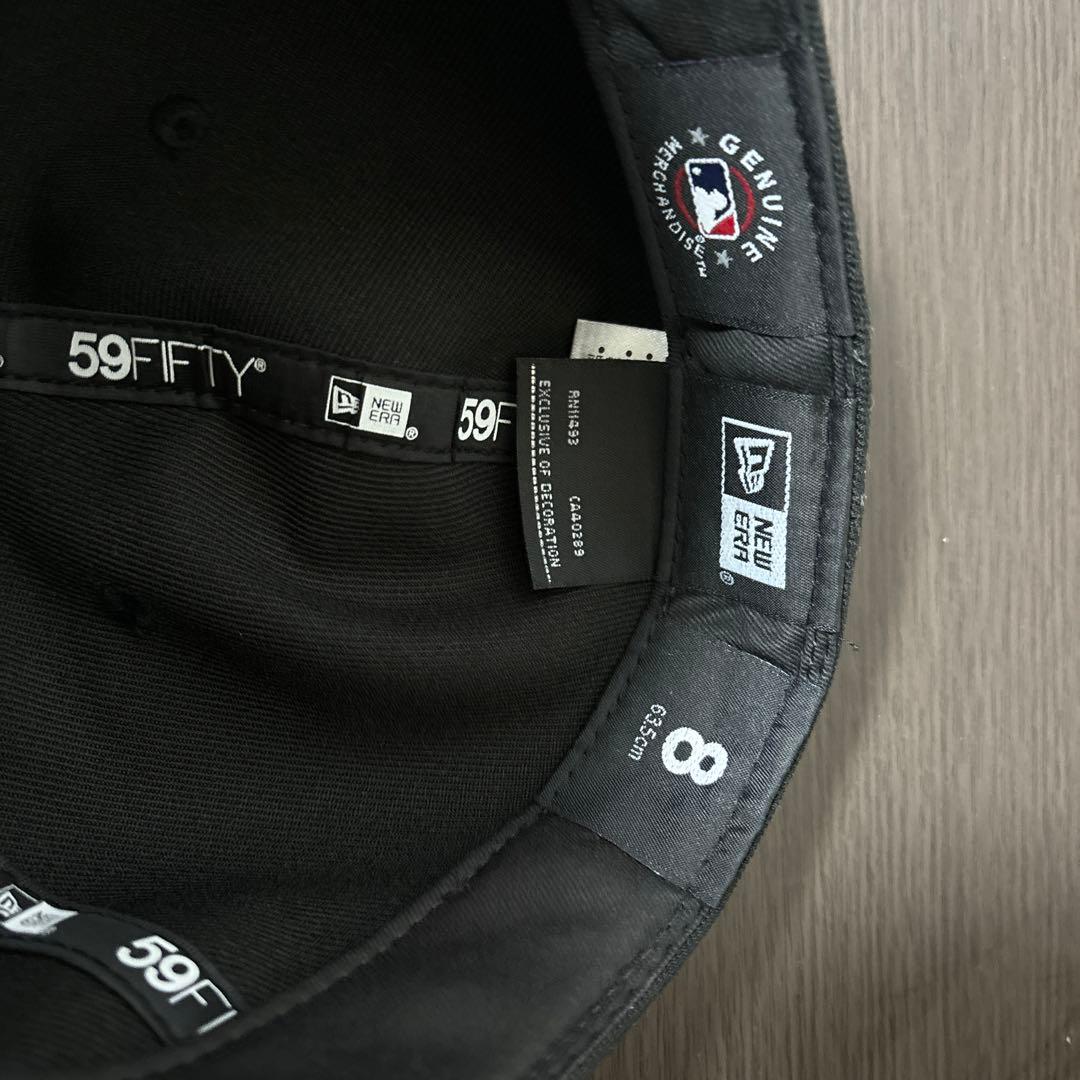 New Era 59FIFTY キャップ 黒 サイズ8