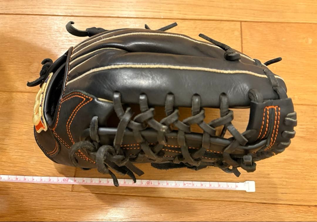 Wilson EZC軟式野球グローブ 黒　少年野球　外野手用