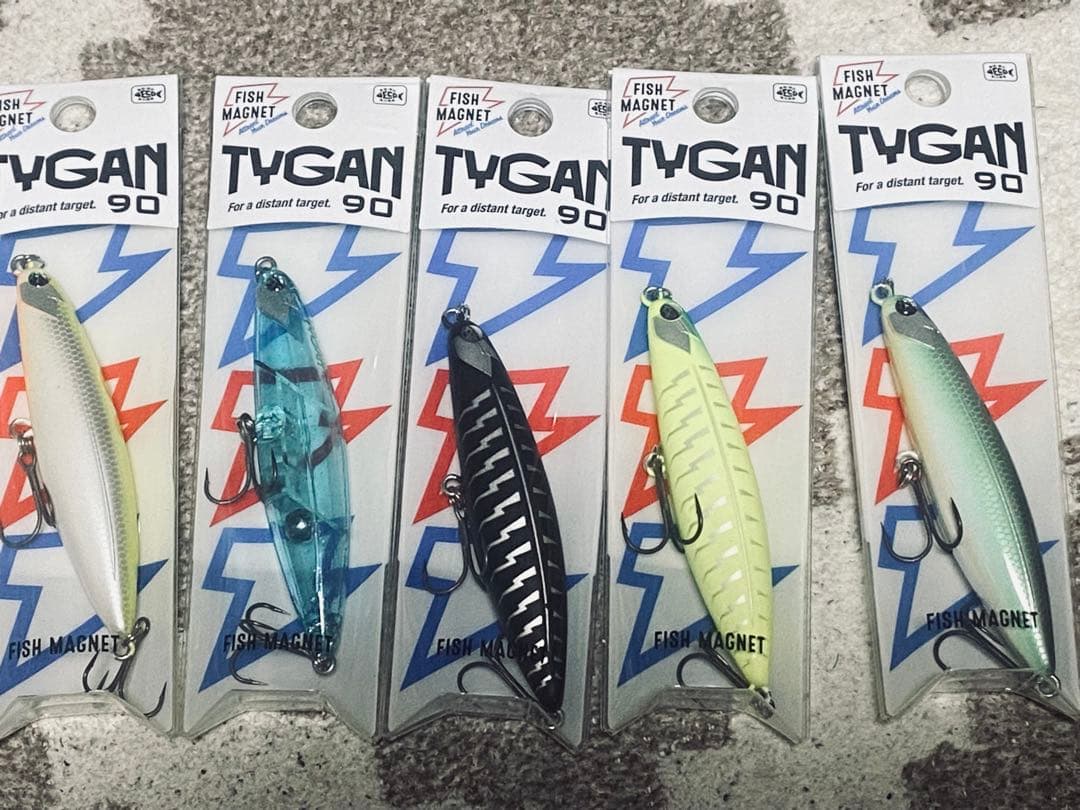 フィッシュマグネット TYGAN90(タイガン90)ルアー 5色セット