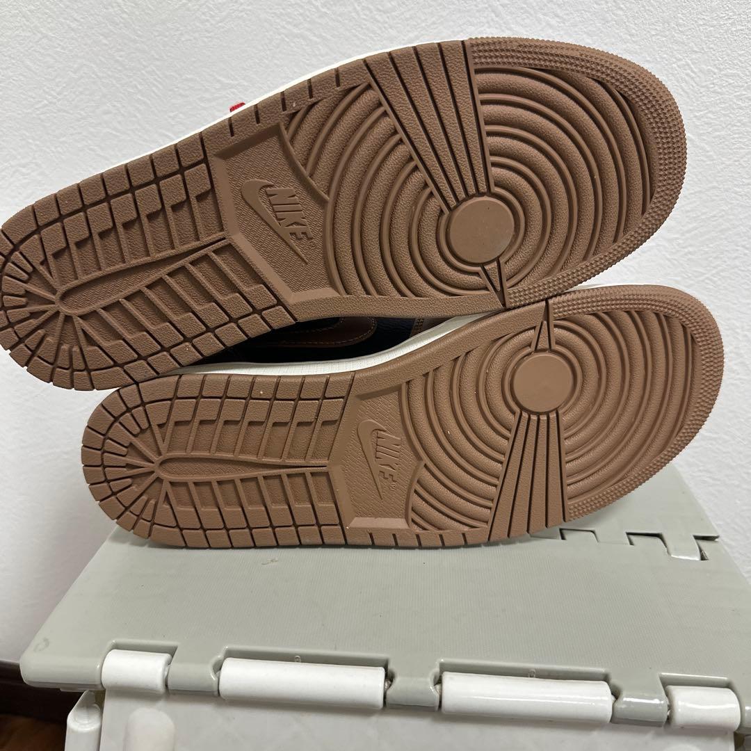 Nike Air Jordan 1 Low ブラウン/ブラック/レッド
