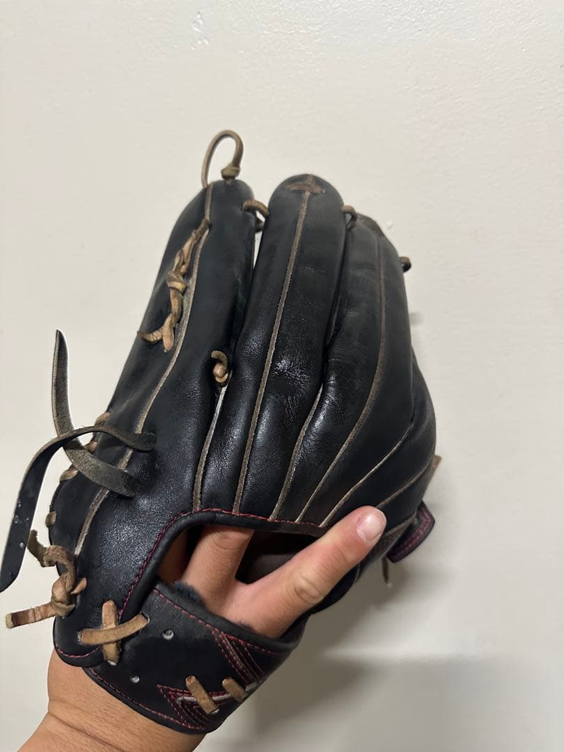 Zeams 硬式グローブ 黒 オーダーグラブ