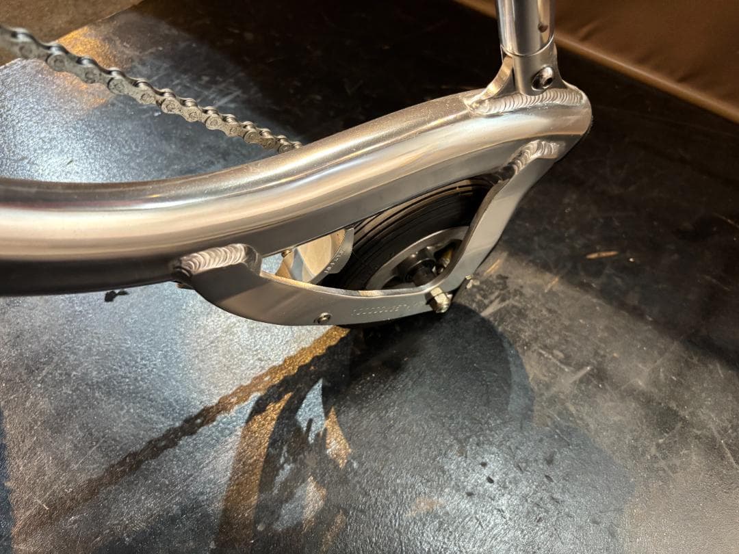 C17 折りたたみ自転車 JD RAZER JD Bike　鏡面仕上シルバー