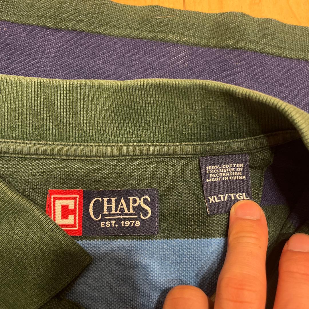 CHAPS ラガーシャツ XLT/TGL