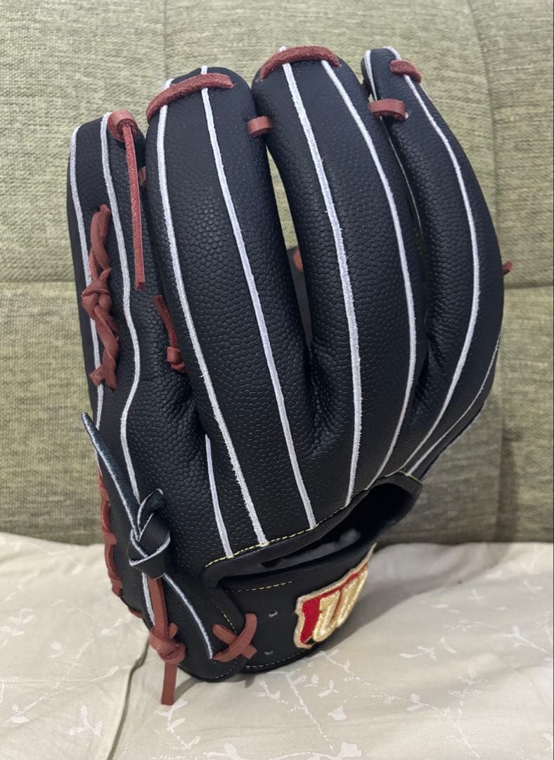 Wilson 硬式内野手用グラブ 87型 ブラックSS 型付け済み 屋外未使用
