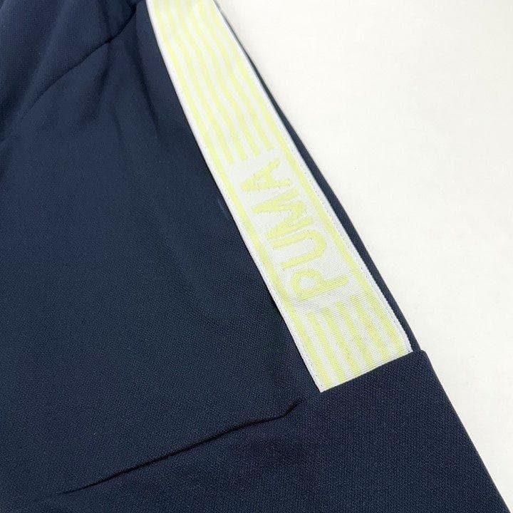新品 プーマ ゴルフ ストレッチ モックネックシャツ オーバーサイズ 紺 XL