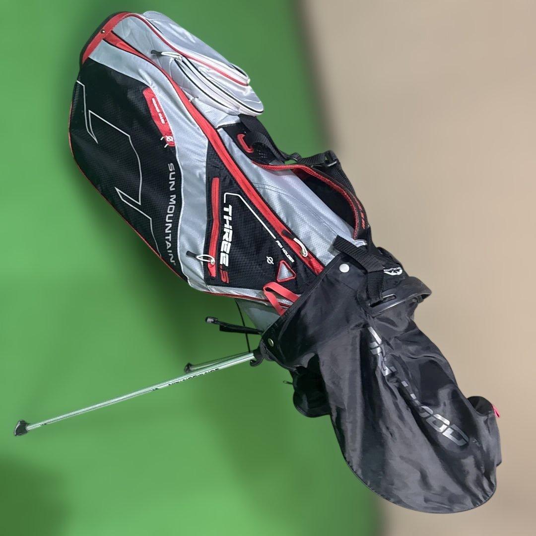 美品　SUN MOUNTAIN THREE 5 スタンドバッグ