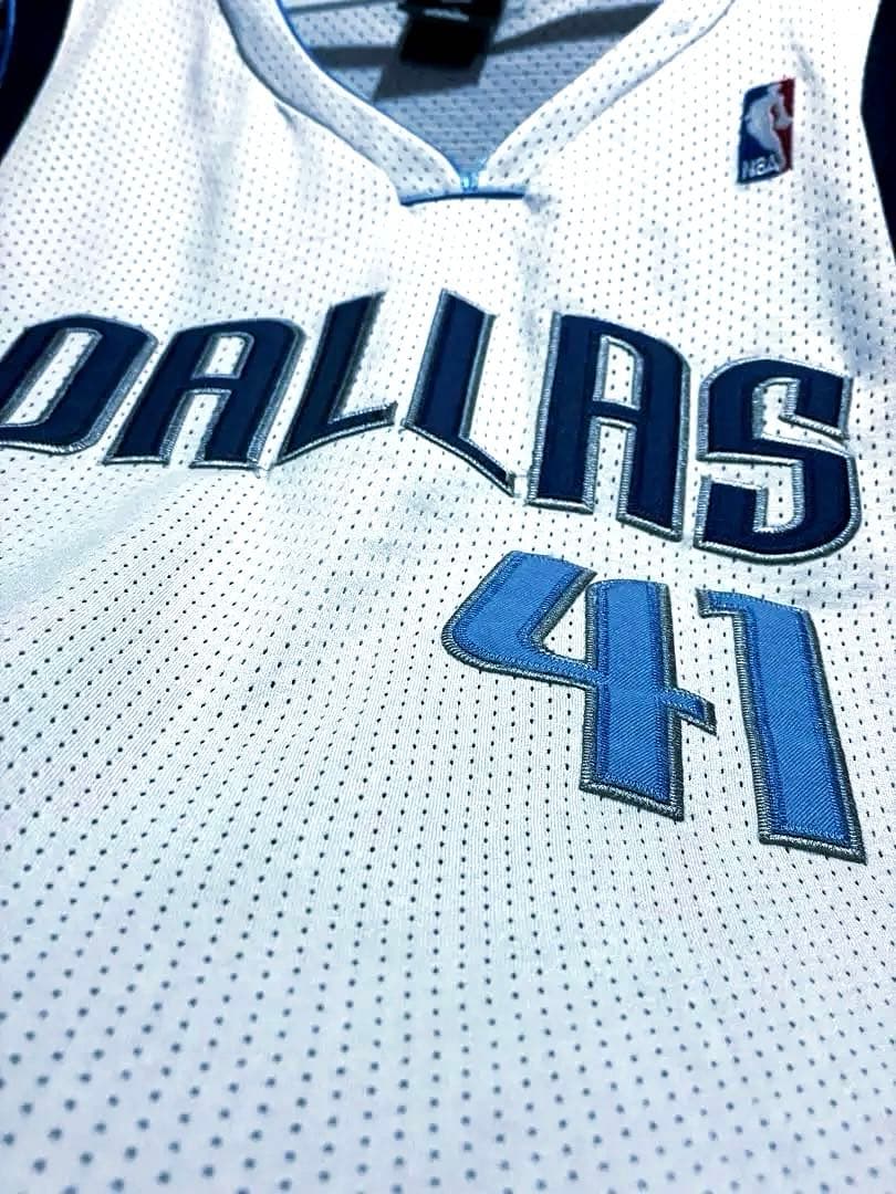チ*ル様 刺繍‼️ NBAユニフォーム Dallas Mavs Dirk Now
