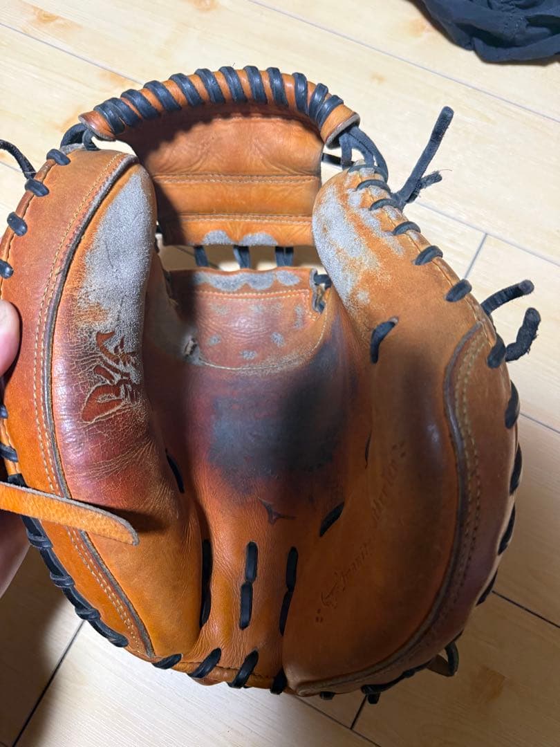 茶色 レザー 硬式野球グローブ