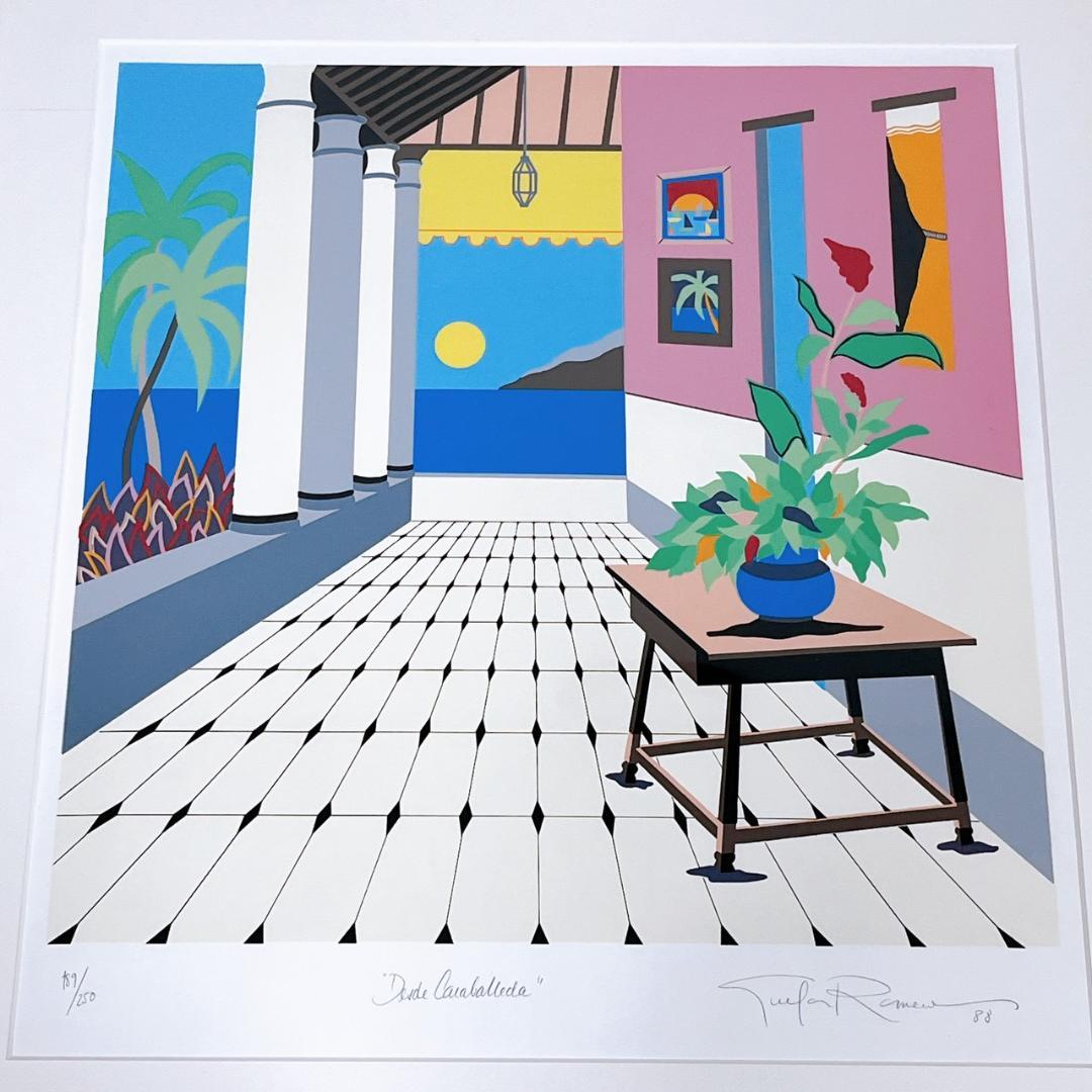 GiselaRomeroDedeCasulallide シルクスクリーン特大絵画