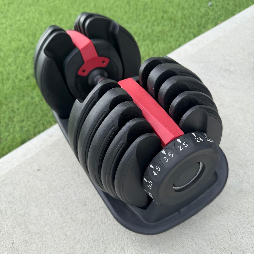 ① 可変式ダンベル　24KG　筋トレ