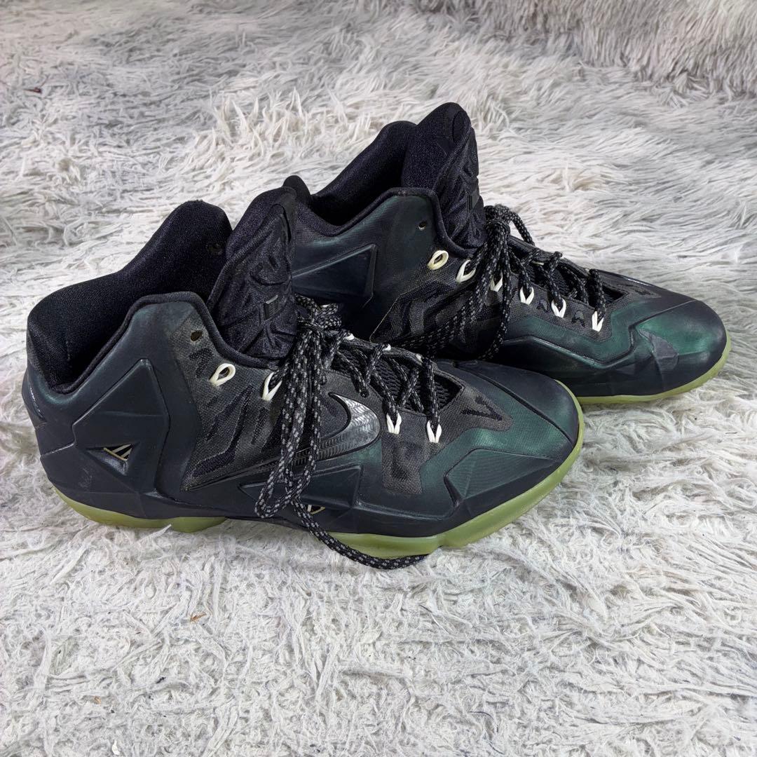 NIKE ナイキ レブロン11 lebron 11 ブラック×グリーン 28.5