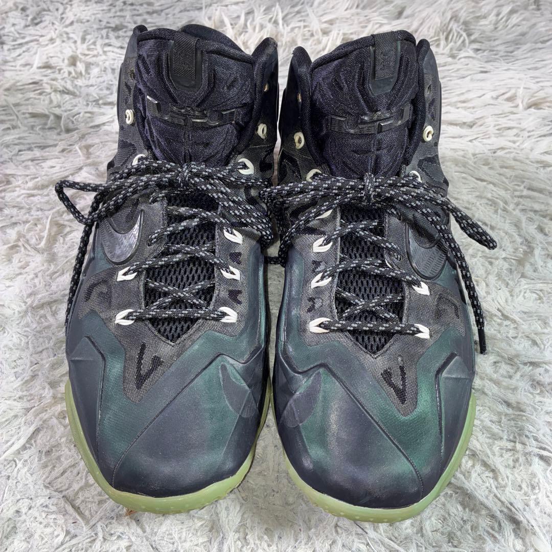 NIKE ナイキ レブロン11 lebron 11 ブラック×グリーン 28.5