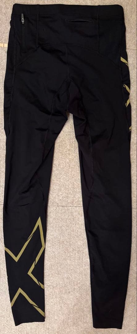【訳あり・美品】2XU MCS ランコンプレッションタイツ メンズM ブラック