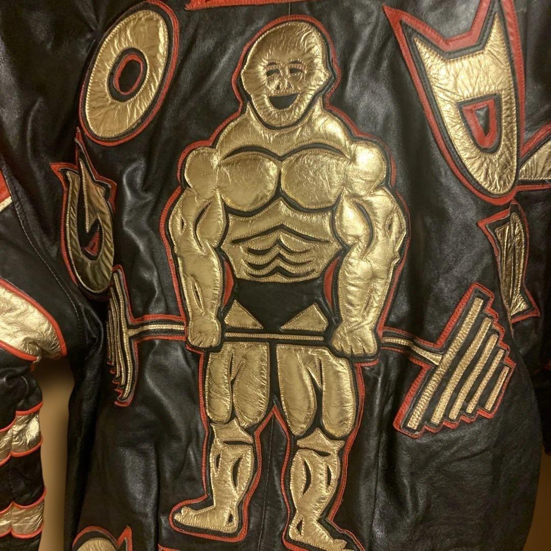 MAZIAR ハワイ限定 GOLD GYM ゴールドジム レザージャケット激レア