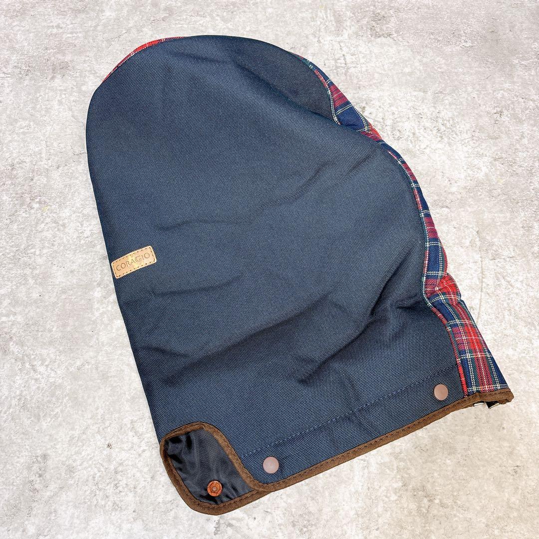 【送料込み】CORAGIO ネイビー チェック キャディバッグ