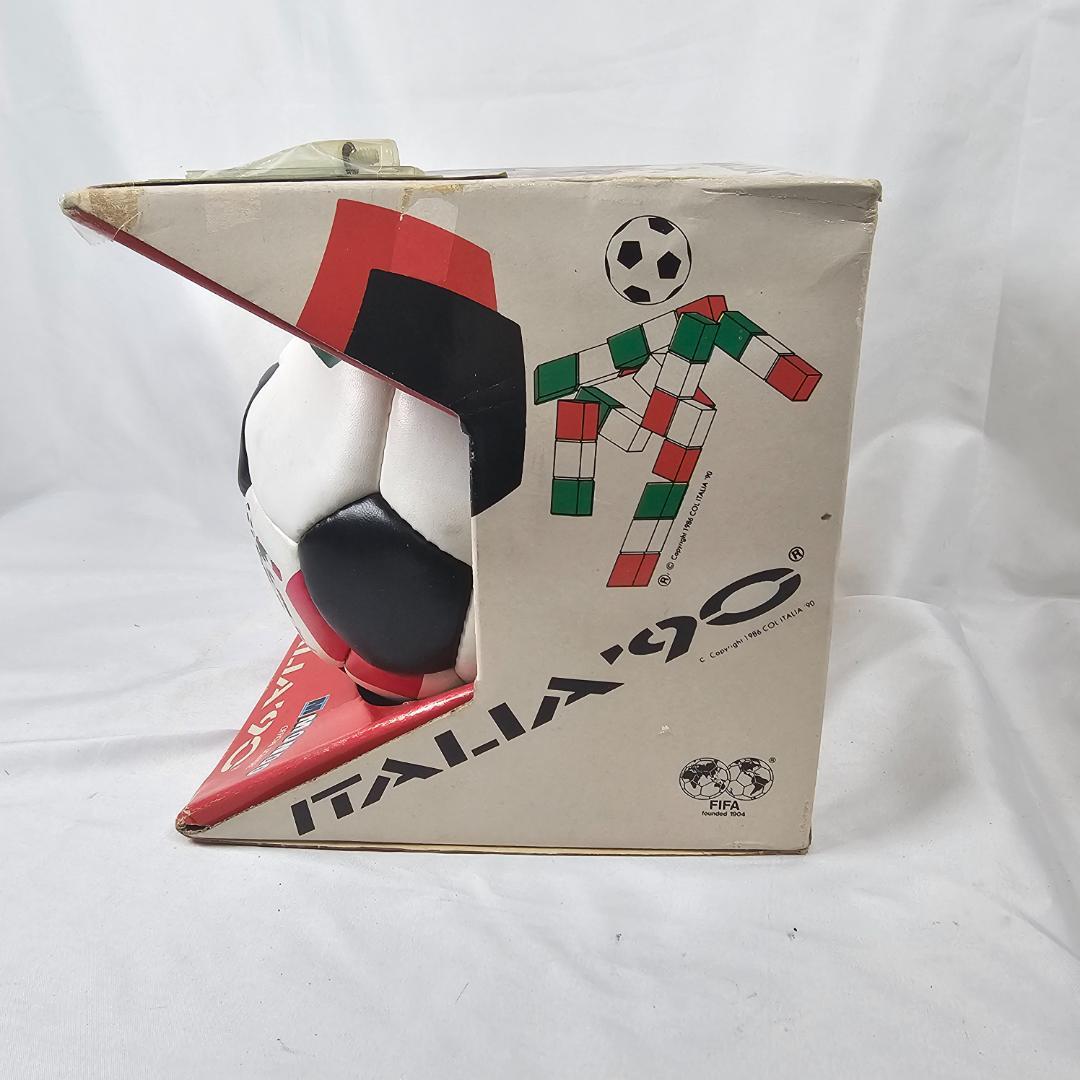 【希少】1990年 イタリアW杯 公式サッカーボール 当時物 MONDO社製箱付