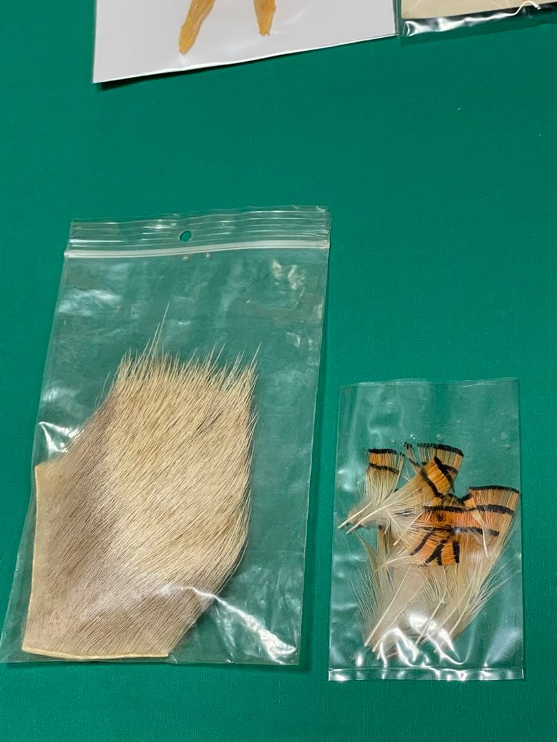 フライフィッシング　マテリアル　メッツ　ハックルほか　ユーズド品