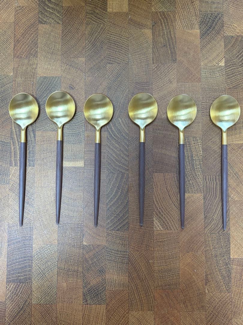 cutipol クチポールブラウンゴールド　コーヒースプーン6本